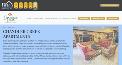 Desktop Screenshot of chandlercreekapartments.com